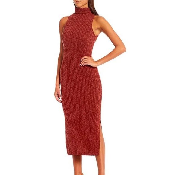 C&V Chelsea & Violet Sleeveless Slit Hem Midi Dress - Picture 1 of 11